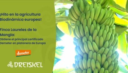 Dreiskel Biodinámica - La Finca Laureles de la Mangla obtiene el principal certificado Demeter en cultivo de plátano de Europa